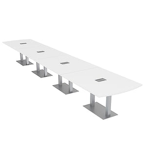 SKUTCHI DESIGNS INC. 20' Large Modular Conference Table with Data and Power | Harmony Series
