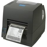 Citizen America CL-S621-GRY CL-S621 Series Thermal Transfer/Direct Thermal Barcode and Label Printer with USB/Serial Connection, 4" Maximum Print Width, 203 DPI Resolution, Gray