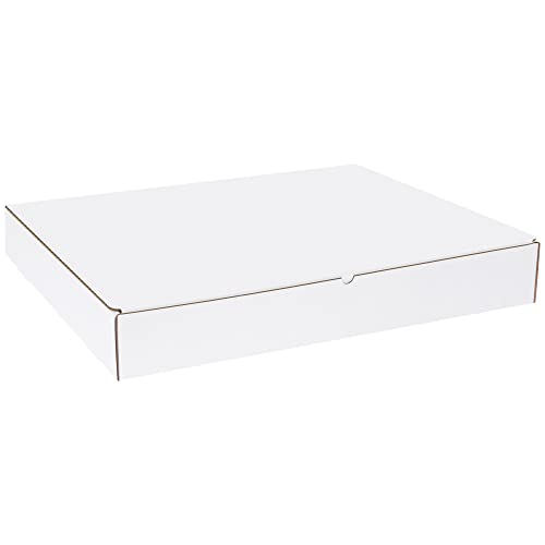 BOX USA BML30244 Literature Mailers, 30" x 24" x 4", White (Pack of 25)