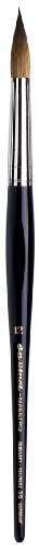 da Vinci Watercolor Series 35 Maestro Paint Brush, Round Long Taper Kolinsky Red Sable, Size 12