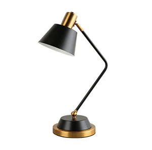 SCAUA Modern Desk Lamp Metal Office Architect's Lamp LED Adjustable Black