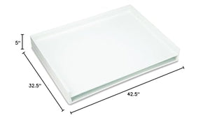 Safco Giant Stack Flat File Trays, White, 45-1/4w x 34d x 3h, Pack of 2