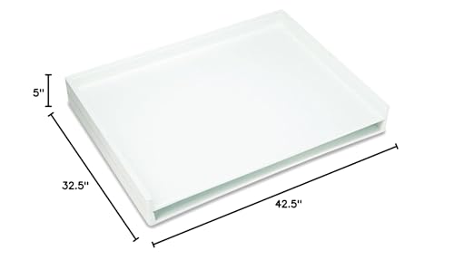 Safco Giant Stack Flat File Trays, White, 45-1/4w x 34d x 3h, Pack of 2
