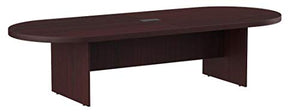 Regency LCTRT9543-MH with with Power Data Grommets Legacy Racetrack Conference Table, 95-inch, Mahogany