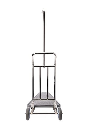 Wholesale Hotel Products Three-Wheeled Stainless Steel Luggage Cart