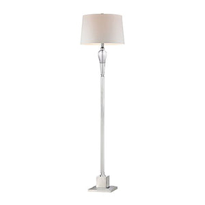 Dimond D2841 Crystal Column Floor Lamp, 1-Light 150 Watts, Chrome