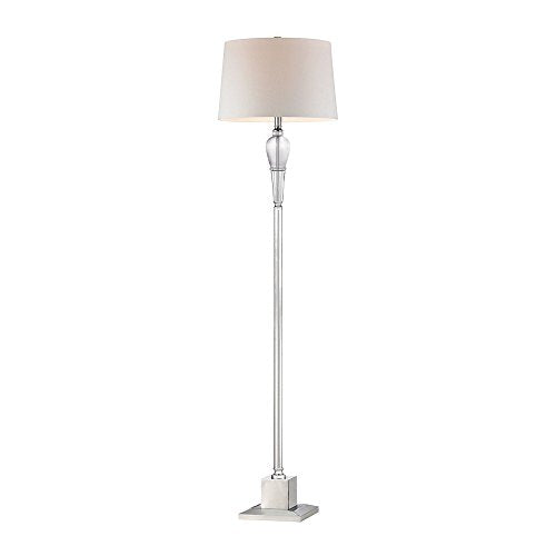 Dimond D2841 Crystal Column Floor Lamp, 1-Light 150 Watts, Chrome