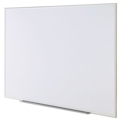 Dry Erase Board, Melamine, 72 x 48, Satin-Finished Aluminum Frame