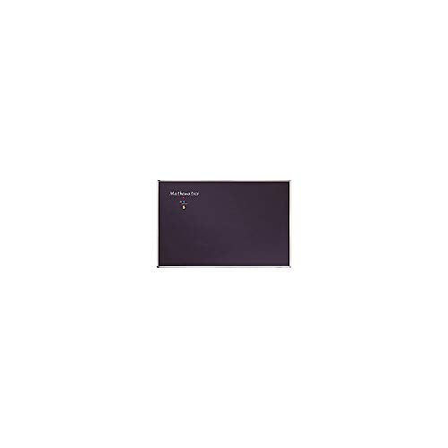 Quartet Porcelain Chalkboard, Magnetic Chalk Board, 4' x 6', Black Board, Aluminum Frame (PCA406B)
