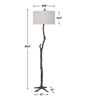 Uttermost Spruce Cast Iron Floor Lamp