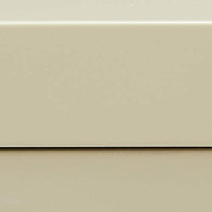 Lorell 4-Drawer Vertical File with Lock, 15 by 25 by 52-Inch, Putty
