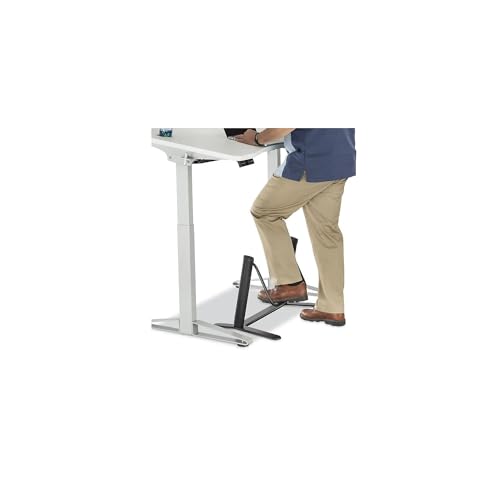 Safco Dynamic Footrest, Black - 29w x 17.75d x 16.5h