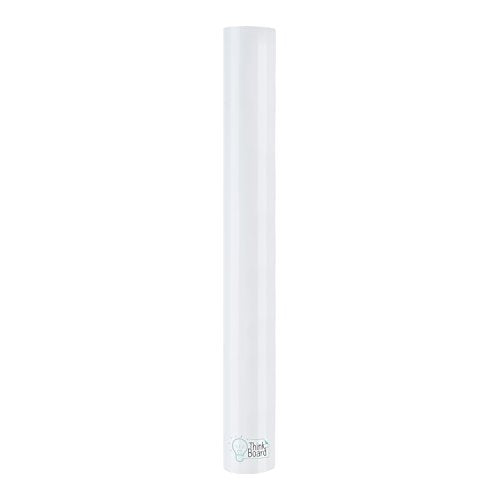 Think Board Premium Whiteboard Film, Peel and Stick, X-Large (White) (4'x12') XL Peel and Stick Dry Erase Board Wall Cling for Home and Office, Removable Wall Decals, Super Sticky, Stain-Proof