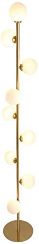 YAsao Nordic Modern Glass Round Floor Lamp LED - Creative Floor Lamp