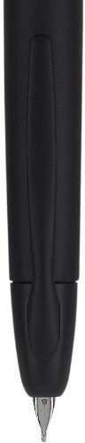 PILOT Vanishing Point Collection Refillable & Retractable Fountain Pen, Matte Black Barrel, Blue Ink, Broad Nib (60582)