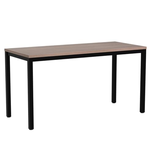 COSTWAY 4.5FT Conference Table Set of 2 - Heavy Duty Steel Frame - Modern Computer Desk
