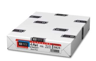 Limited Papers(TM) Paper, Carbonless Sheets, Superior, Pre Collated, Multi Part, Bond Finish. (4 Part Straight 8.5 x 11, White/Canary/Pink/Gold (5925), 20 Ream)
