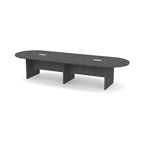 Generic 12 FT Modern Executive Conference Room Table with Power Data Modules