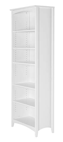 Camaflexi SHK343 Shaker Style Bookcase, 72", White