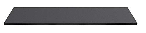 Monoprice Table Top 6 Feet Wide - Black Custom Sized for Sit-Stand Height Adjustable Riser Desk - Workstream Collection