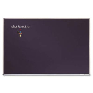QRTPCA304B - Quartetreg; Porcelain Black Chalkboard, Magnetic, 3 x 4, Aluminum Frame