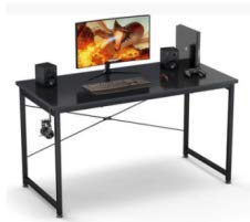 Computer Desk Modern Sturdy Office Desk PC Laptop Notebook Study Writing Table for Home Office Workstation