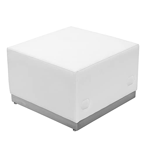 BizChair White LeatherSoft Reception Configuration, 11 Pieces
