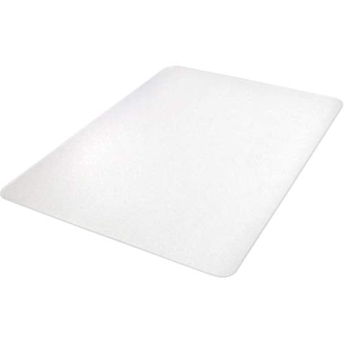 Deflecto Polycarbonate Hardfloor EconoMat Clear Chair Mat, Hard Floor Use, Rectangle, Straight Edge, 45" x 53", Clear (CM21242PCCOM)
