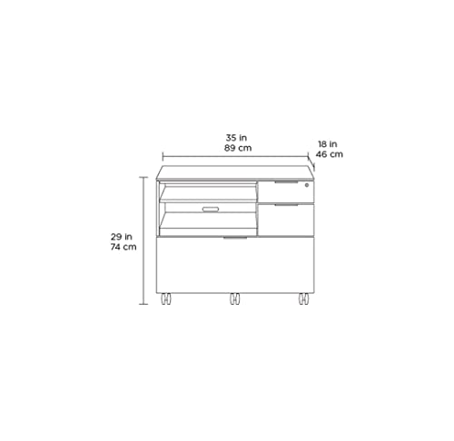 BDI Furniture Sigma Multifunction Cabinet - Sepia