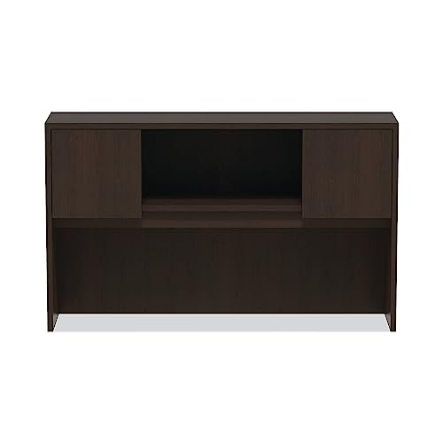 Alera Valencia Series Hutch with Doors - Espresso