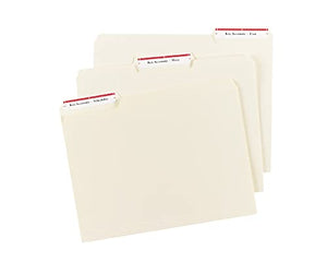 Avery Red File Folder Labels for Laser and Inkjet Printers with TrueBlock Technology, 2/3 x 3-7/16 Inches, 5 Packs (5066)