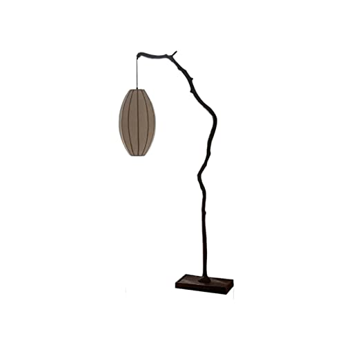 EESHHA Floor Lamp - Modern Rustic Vintage Style Tree Branches Chinese Study Atmosphere Lantern Fishing (Excluding Light Source)
