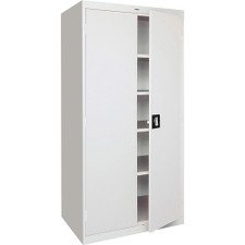Lorell LLR41306 Fortress Series Storage Cabinets, Light Gray