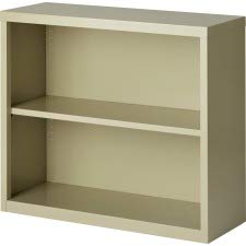 Lorell LLR41281 Fortress Series Steel Book Case, Putty