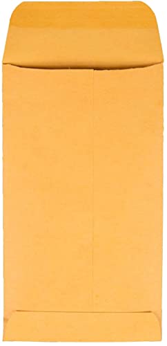 #5-1/2 Little Coin Envelopes, 3 1/8" W x 5 1/2" L, 20lb. - 5,000 Pack