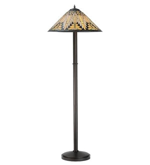 Meyda Tiffany Nuevo Three Light Floor Lamp Base in Bronze/Dark