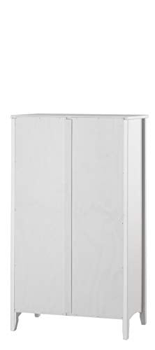 Camaflexi SHK353 Shaker Style Bookcase, 48", White