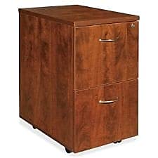 Lorell Mobile Pedestal File/File Cherry 16"x22"x28.25