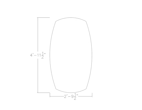 SKUTCHI DESIGNS INC. Standing Height Hexagon Bistro Table | Harmony Series | 34"x60" | White/Matte Black