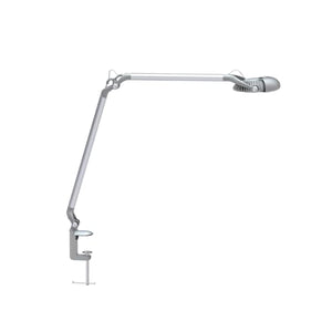 Humanscale Element 790 Table Lamp with Dimmer - Clamp Mount, Silver Finish
