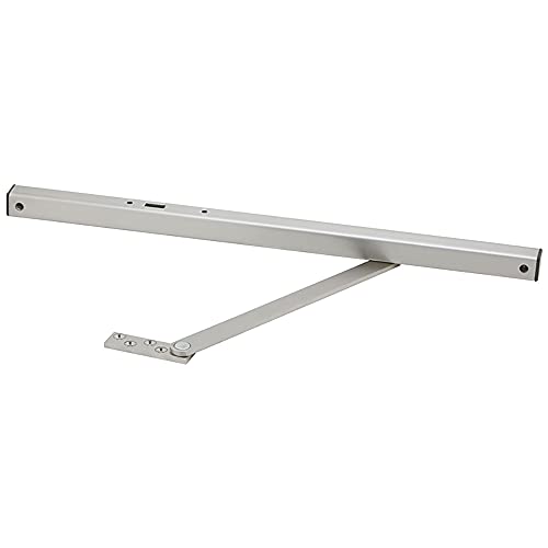 Glynn Johnson 90 Series Heavy Duty Surface Overhead Stop, Size 4, Satin Chrome Finish