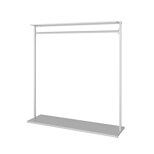 BinOxy Free Standing Coat Rack Heavy Duty Multifunctional Shelf (Gold, Size L)