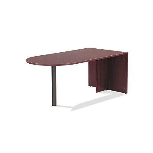 Alera Valencia Series D Top Desk, Mahogany, 71w x 35 1/2d x 29 5/8h