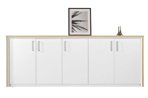 UGOS Executive L-Shaped Office Set with Return & Cabinet