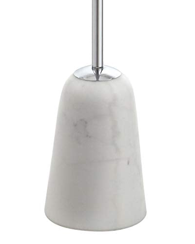 JONATHAN Y JYL2061A Lincoln 62.5" Marble/Metal Floor Lamp, Chrome