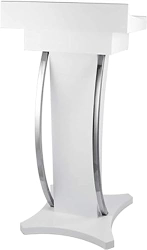 SMuCkS Wood Lectern Podium with Drawer - Red, 112x56x48cm
