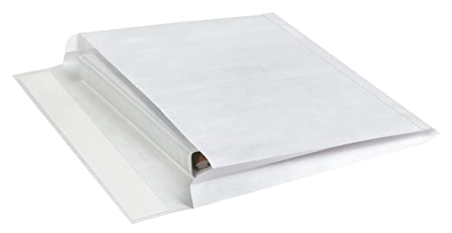 Survivor R4650 Tyvek Booklet Expansion Mailer, 12 x 16 x 2, White (Case of 100)