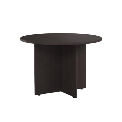 Bush Business Furniture Round Conference Table 42W, Storm Gray