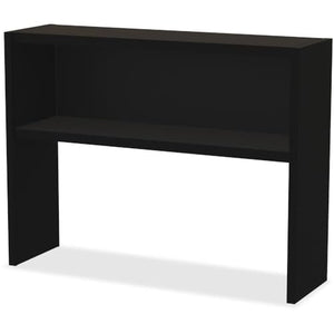 SKIMMY DIP Lorell Modular Desk Series Black Stack-on Hutch - 48" - Steel Material -...
