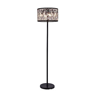 EESHHA Crystal Floor Lamp Scandinavian Style for Living Room, Bedroom, Study - D AS Show